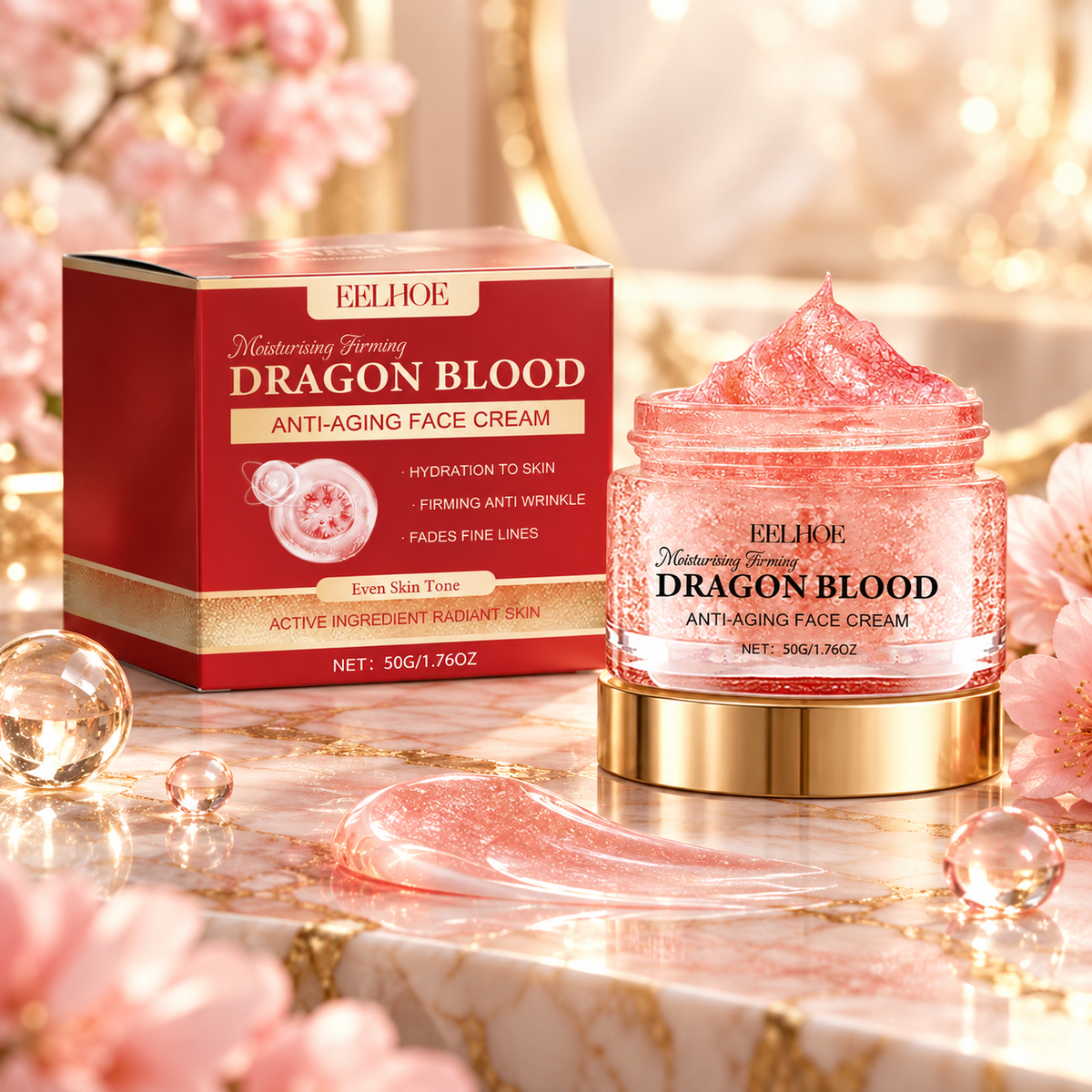 👑 EELHOE Luxury Dragon Blood Face Cream – Smooth, Firm & Restore Your Radiant Glow ✨-LUX2