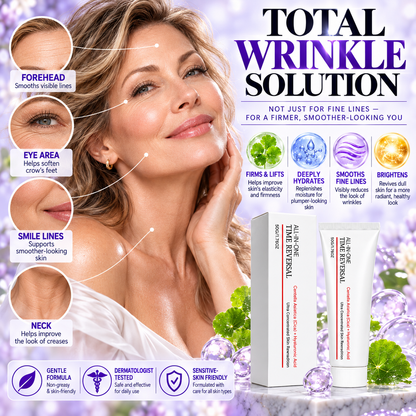 ✨ ALL-IN-ONE TIME REVERSAL Anti-Wrinkle Cream – 🌿Visibly Smooth Fine Lines & Wrinkles, Firm Sagging Skin & Restore a Youthful Glow | Face & Neck Care💖-LUX