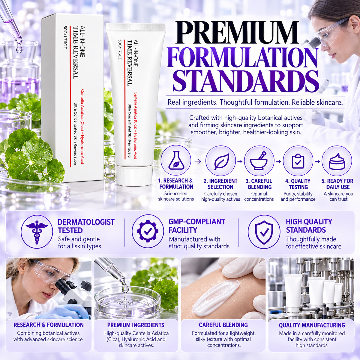 ✨ ALL-IN-ONE TIME REVERSAL Anti-Wrinkle Cream – 🌿Visibly Smooth Fine Lines & Wrinkles, Firm Sagging Skin & Restore a Youthful Glow | Face & Neck Care💖-LUX