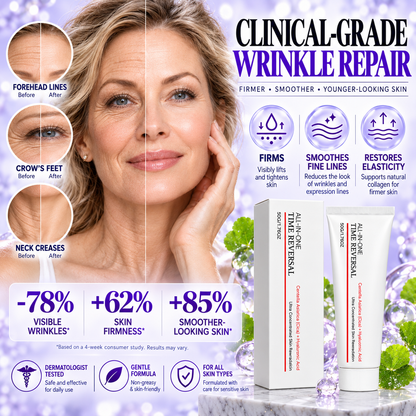✨ ALL-IN-ONE TIME REVERSAL Anti-Wrinkle Cream – 🌿Visibly Smooth Fine Lines & Wrinkles, Firm Sagging Skin & Restore a Youthful Glow | Face & Neck Care💖-LUX