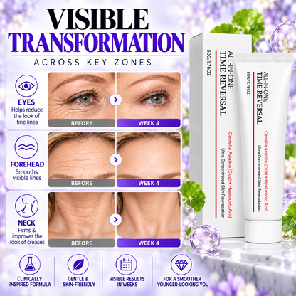 ✨ ALL-IN-ONE TIME REVERSAL Anti-Wrinkle Cream – 🌿Visibly Smooth Fine Lines & Wrinkles, Firm Sagging Skin & Restore a Youthful Glow | Face & Neck Care💖-LUX