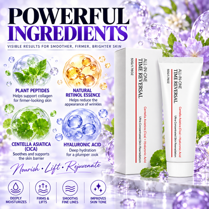 ✨ ALL-IN-ONE TIME REVERSAL Anti-Wrinkle Cream – 🌿Visibly Smooth Fine Lines & Wrinkles, Firm Sagging Skin & Restore a Youthful Glow | Face & Neck Care💖-LUX