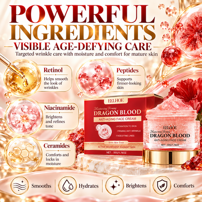 👑 EELHOE Luxury Dragon Blood Face Cream – Smooth, Firm & Restore Your Radiant Glow ✨-LUX2