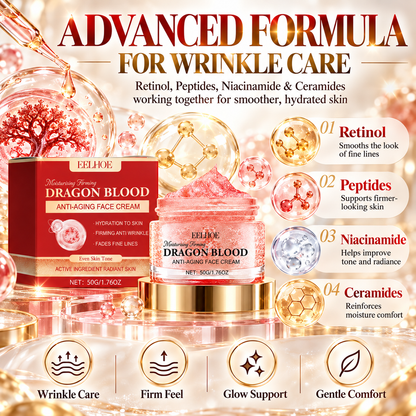 👑 EELHOE Luxury Dragon Blood Face Cream – Smooth, Firm & Restore Your Radiant Glow ✨-LUX2