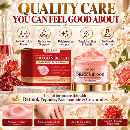 👑 EELHOE Luxury Dragon Blood Face Cream – Smooth, Firm & Restore Your Radiant Glow ✨-LUX2