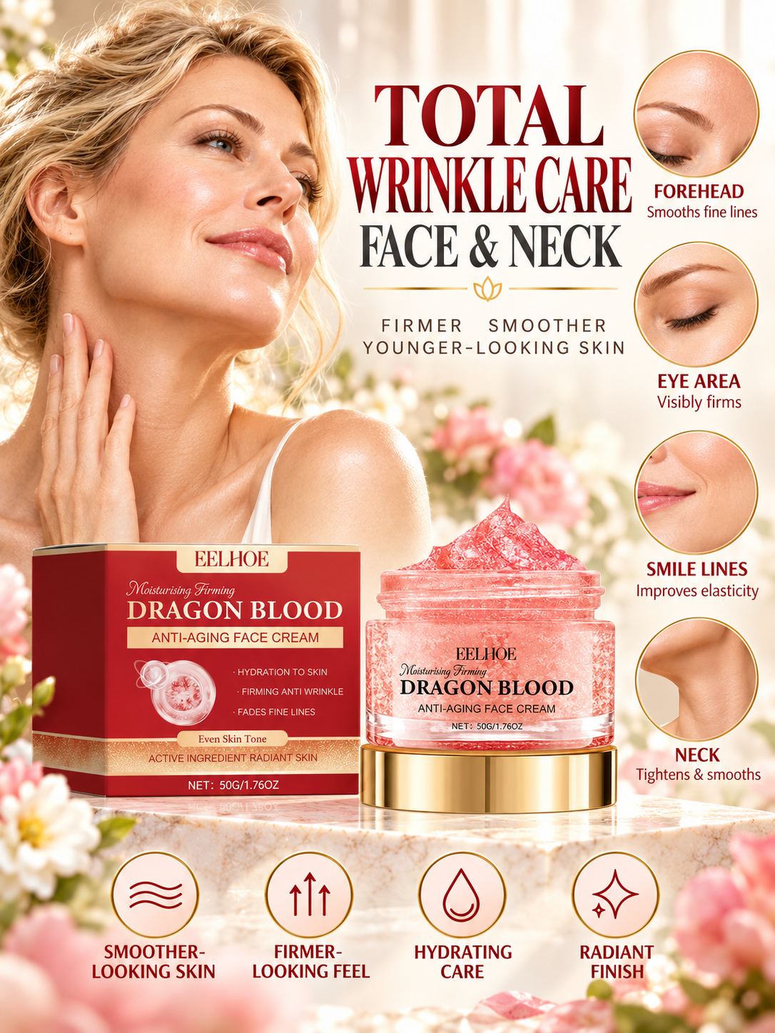 🔥💖 (2 Tubes) Full-Face Wrinkle & Brightening Care